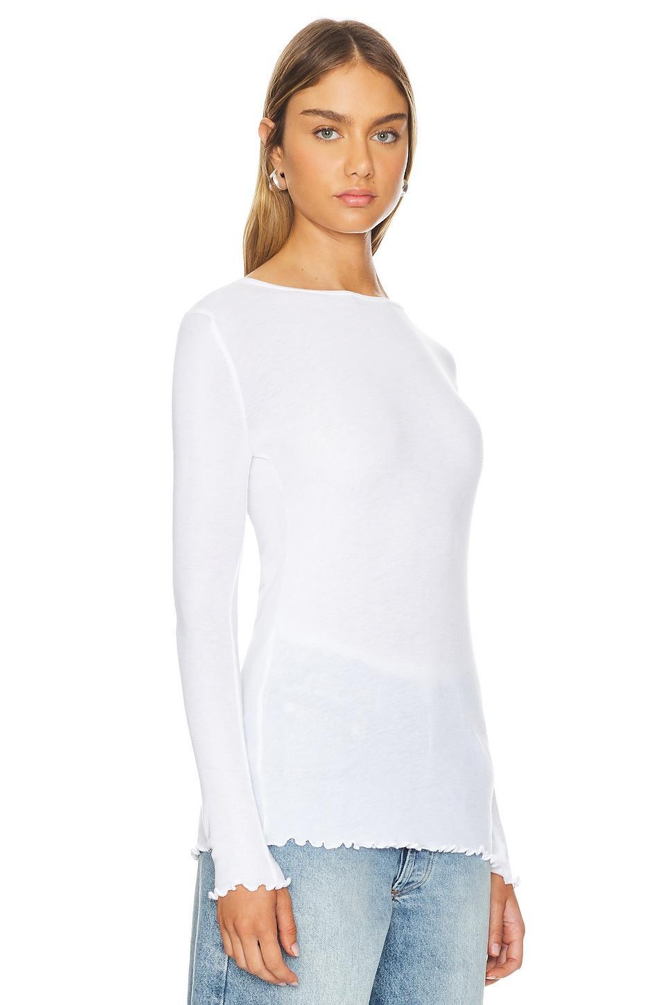 x Intimately FP Long Nights Layering Top In Optic White Product Image