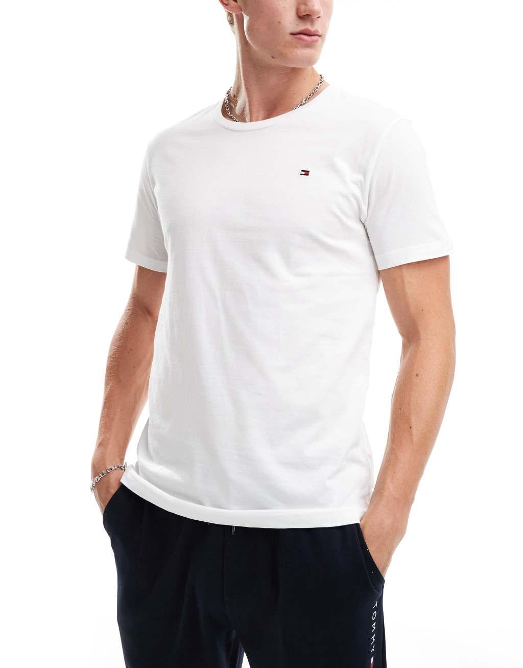 Tommy Hilfiger Signature Essential 3 pack t-shirt in white/blue/navy Product Image