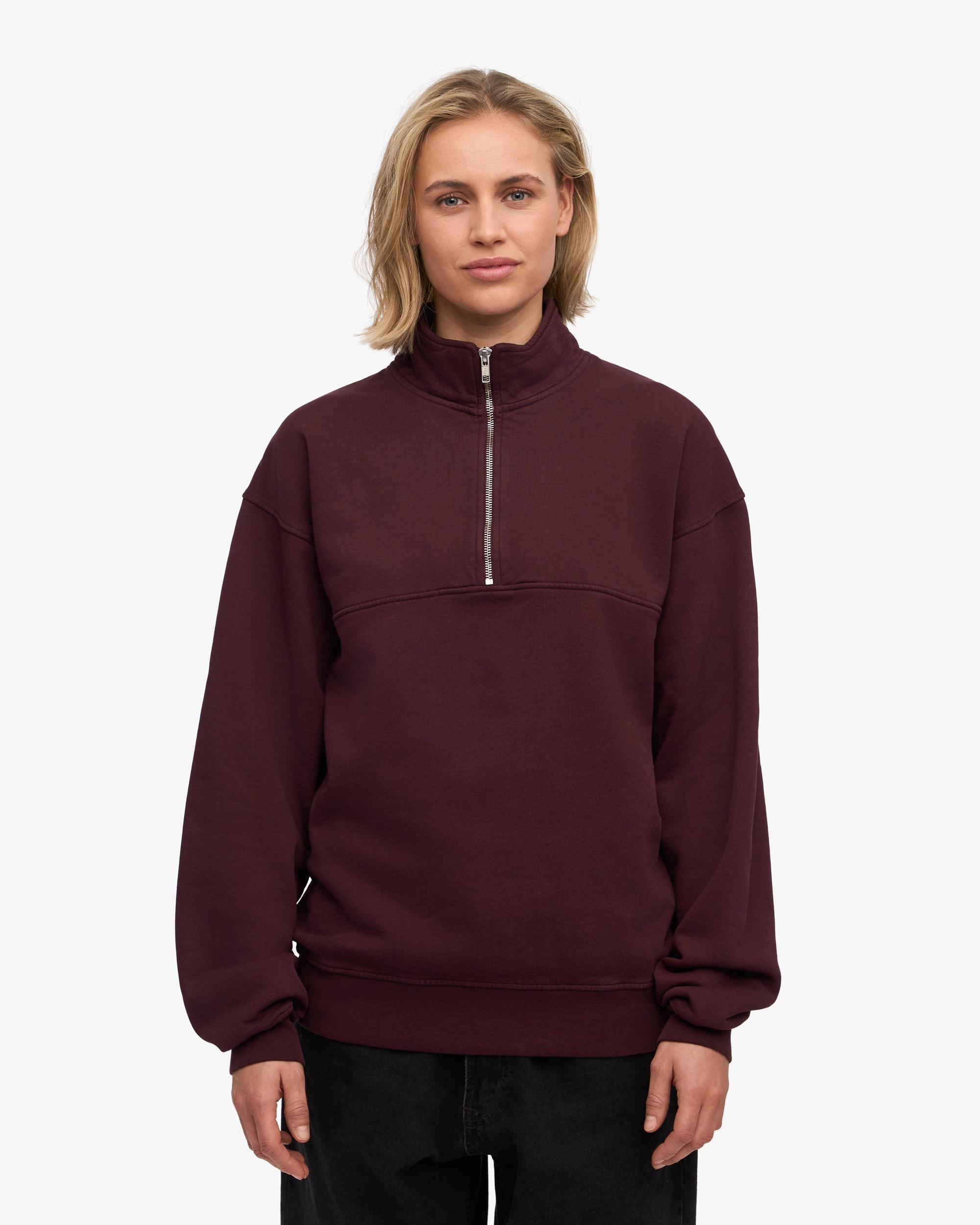 Organic Quarter Zip - Pine Green Product Image