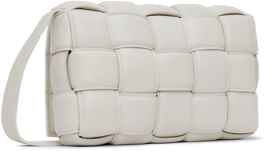 BOTTEGA VENETA Off-white Padded Cassette Bag In 9143 Chalk Product Image