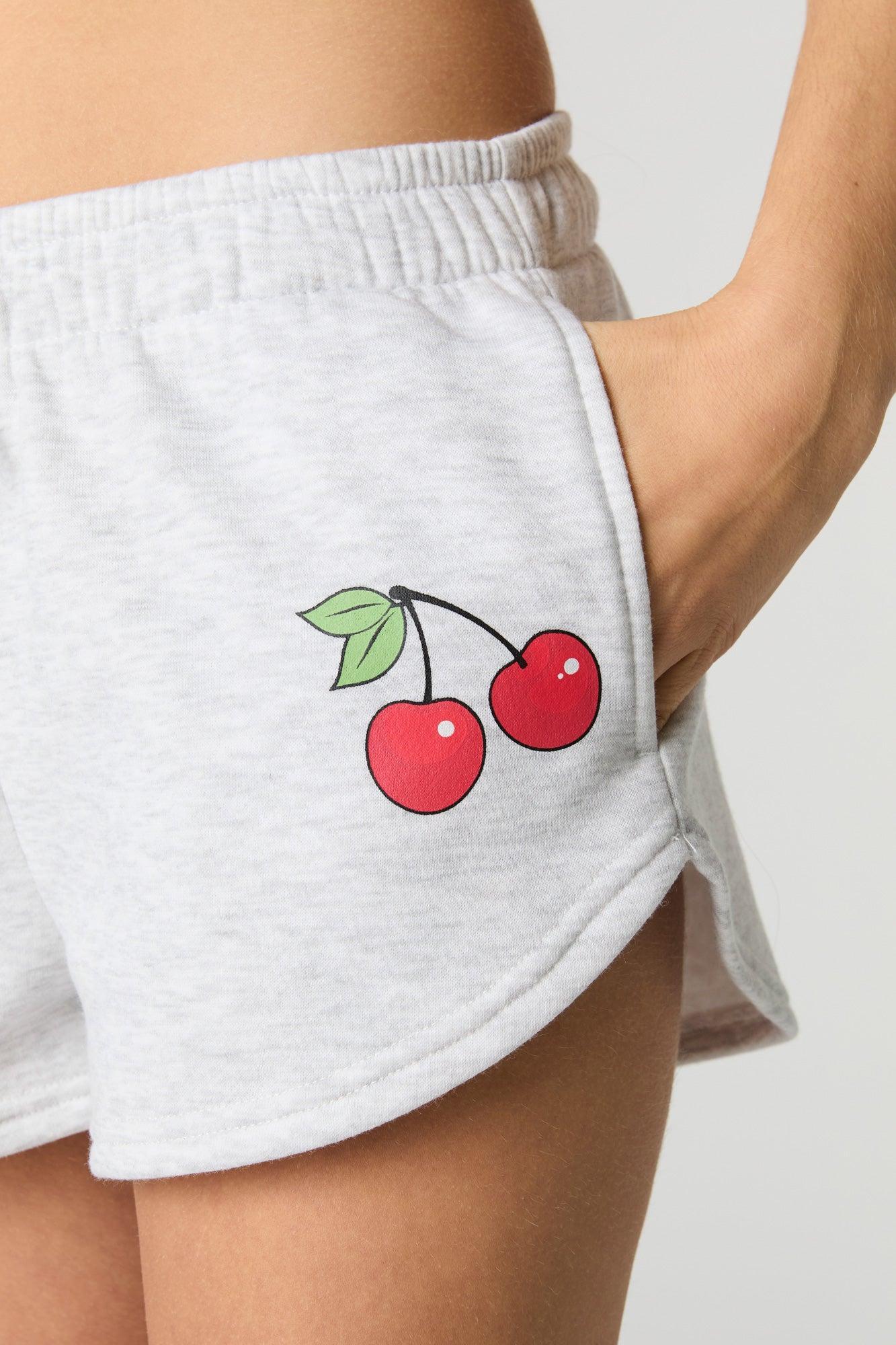 Graphic Fleece Drawstring Dolphin Short Female Product Image