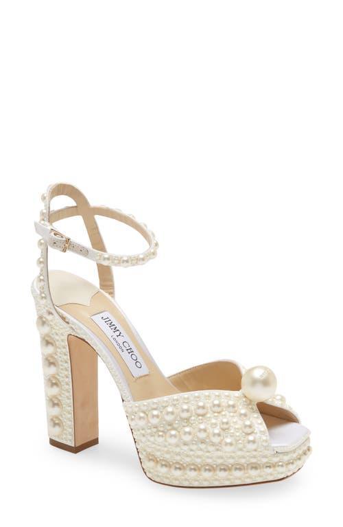 Jimmy Choo Womens Sacaria 120 Embellished Sandals Product Image