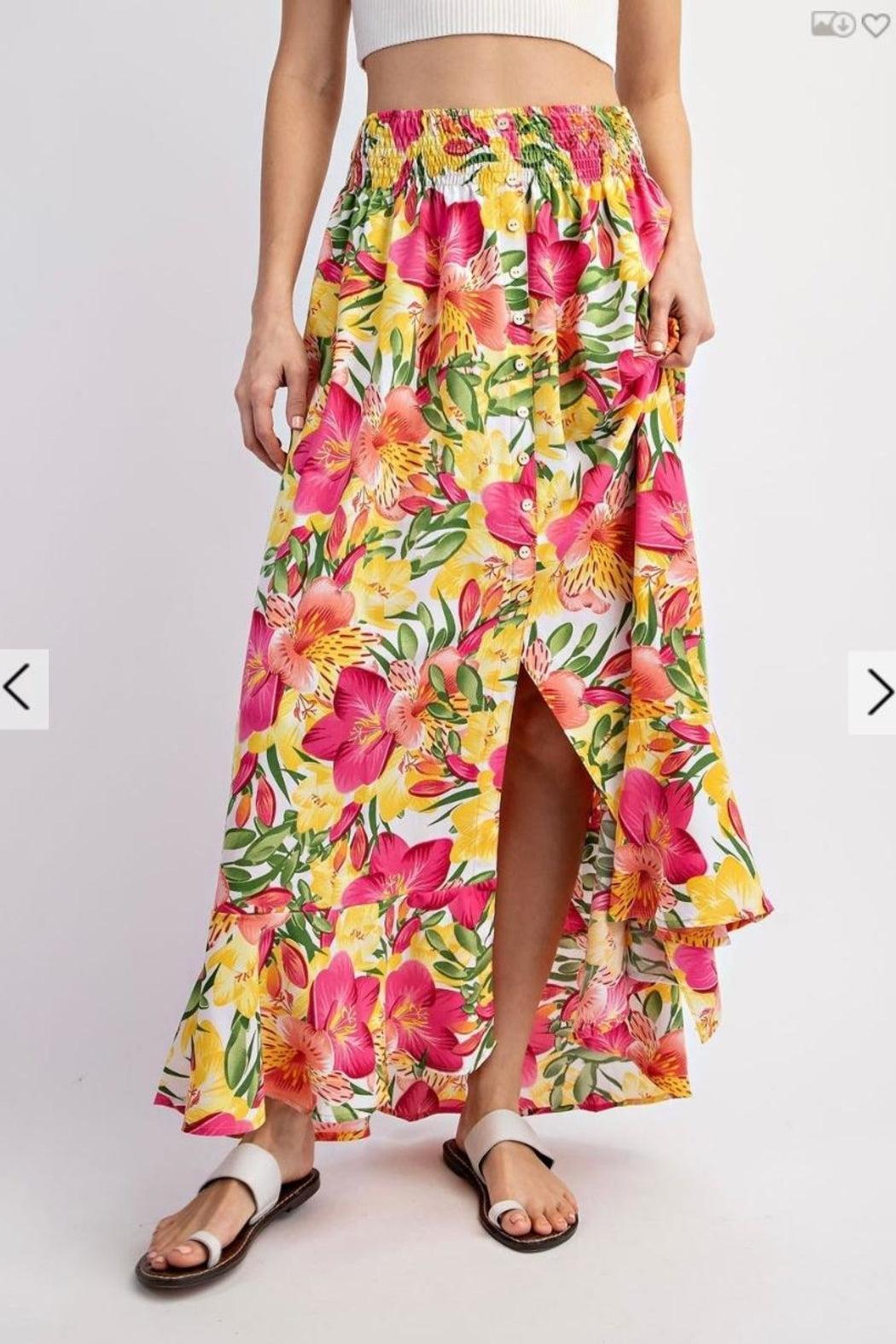 Skirt, Floral Maxi Product Image