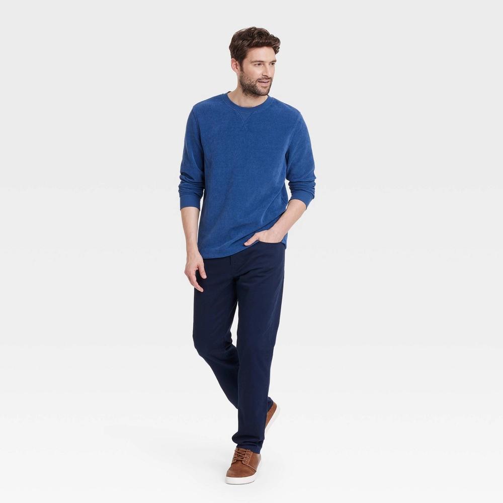 Men's Long Sleeve Textured T-Shirt - Goodfellow & Co™ Product Image