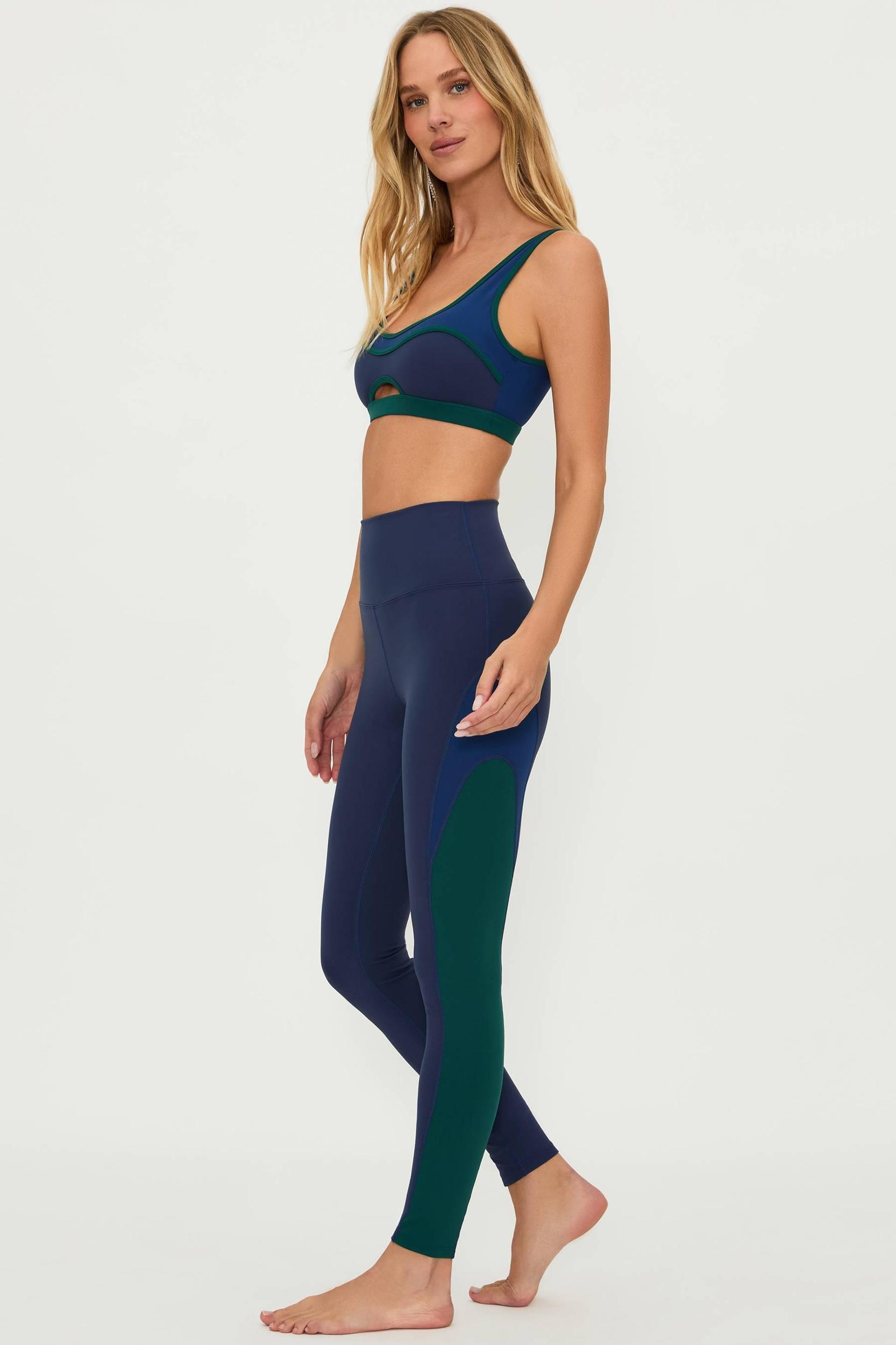 Pamila Legging Wintergreen Colorblock Product Image