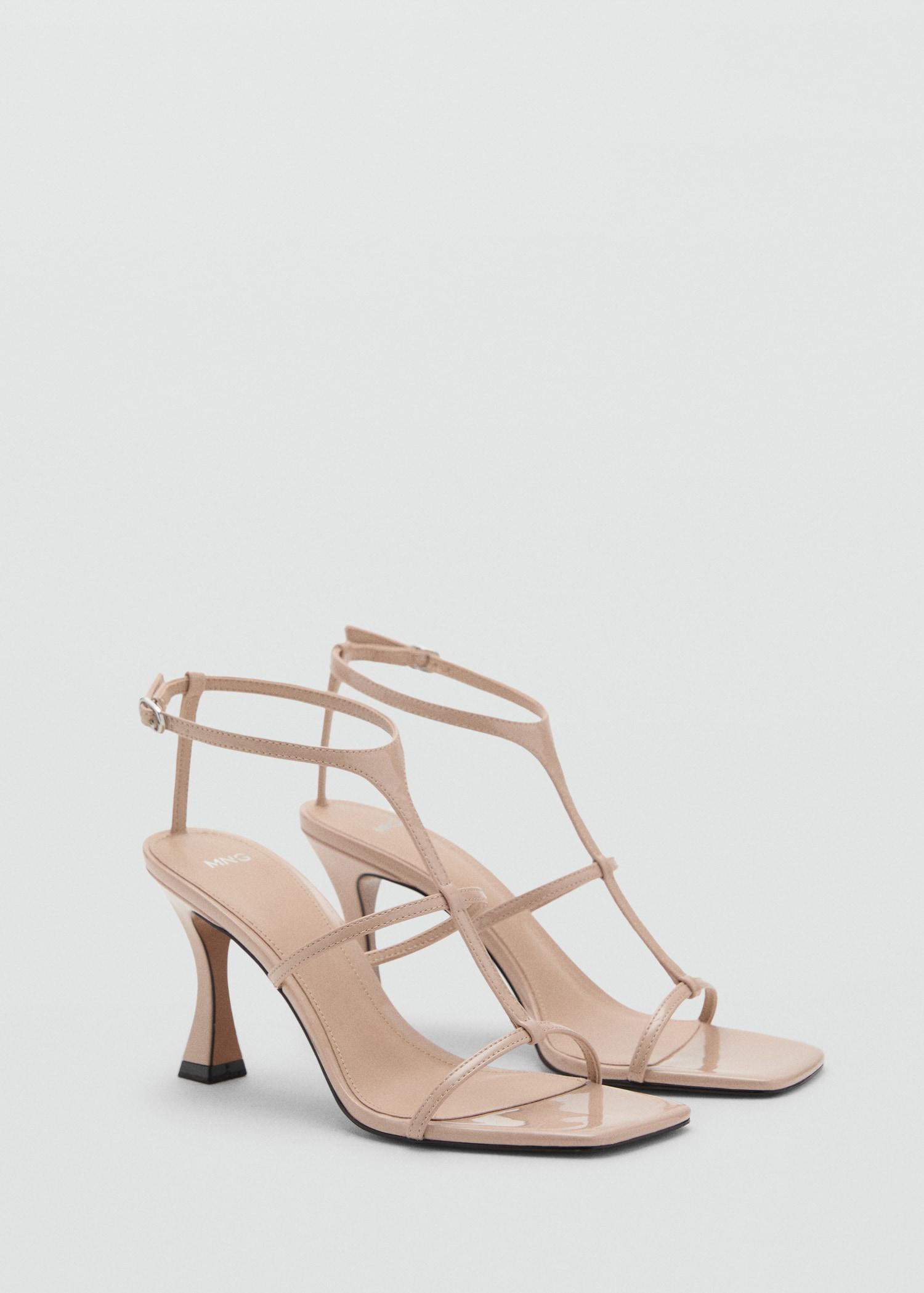 Heel strips sandals - Women | MANGO USA Product Image
