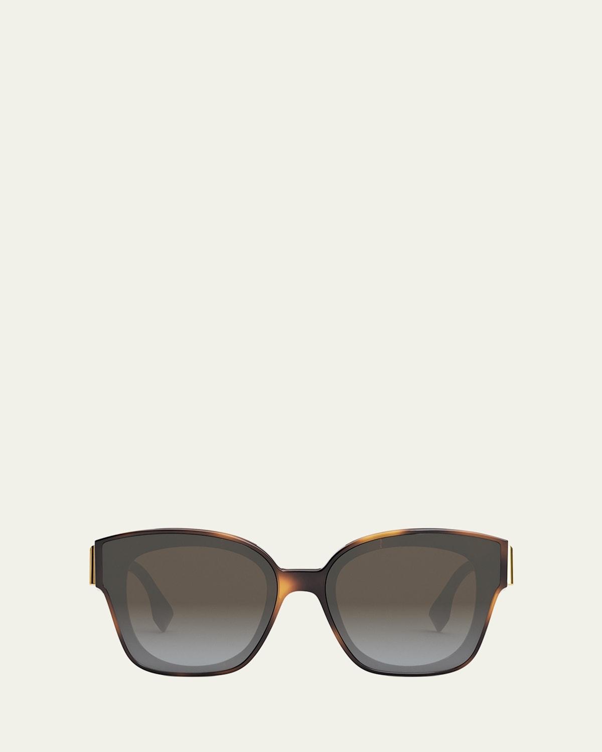 Oversized F Logo Acetate Cat-Eye Sunglasses Product Image