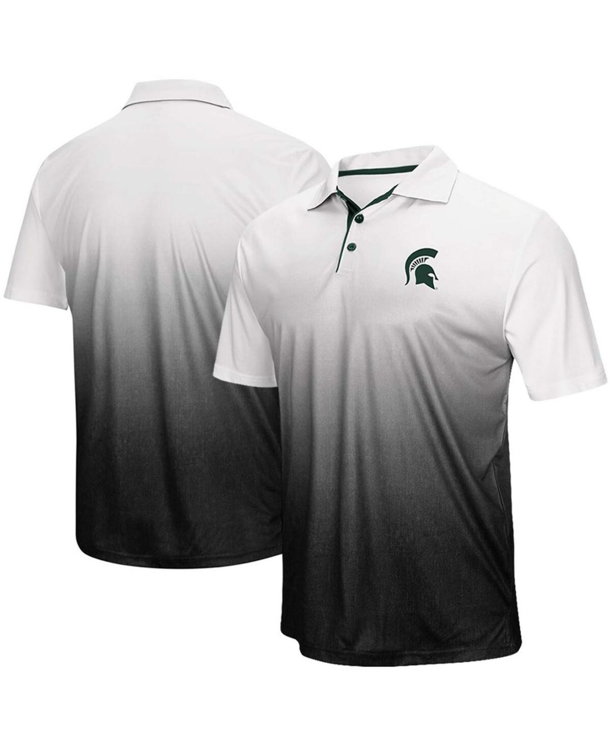 Mens Colosseum Gray Michigan State Spartans Magic Team Logo Polo Product Image