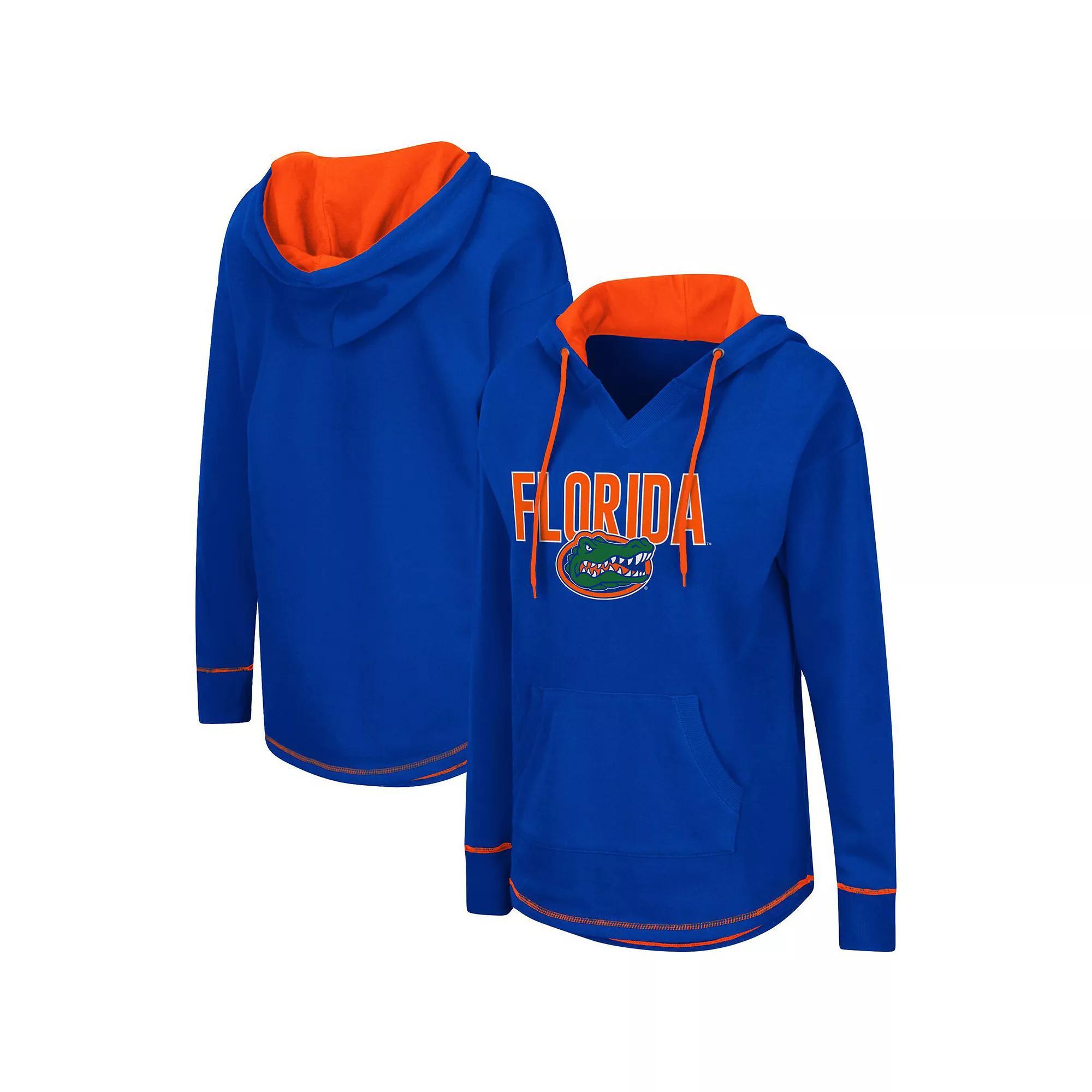Women's Colosseum Navy Auburn Tigers Tunic Pullover Hoodie, Size: Medium, Blue Product Image