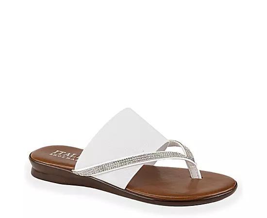 Italian Shoemakers Sorbi Women's Thong Sandals, Size: 9, Black Product Image