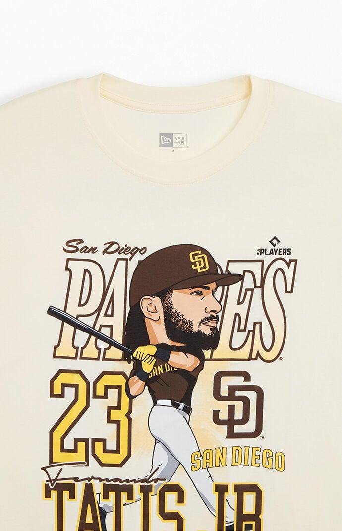 New Era Men's Fernando TatÃ­s Jr. Caricature T-Shirt Product Image