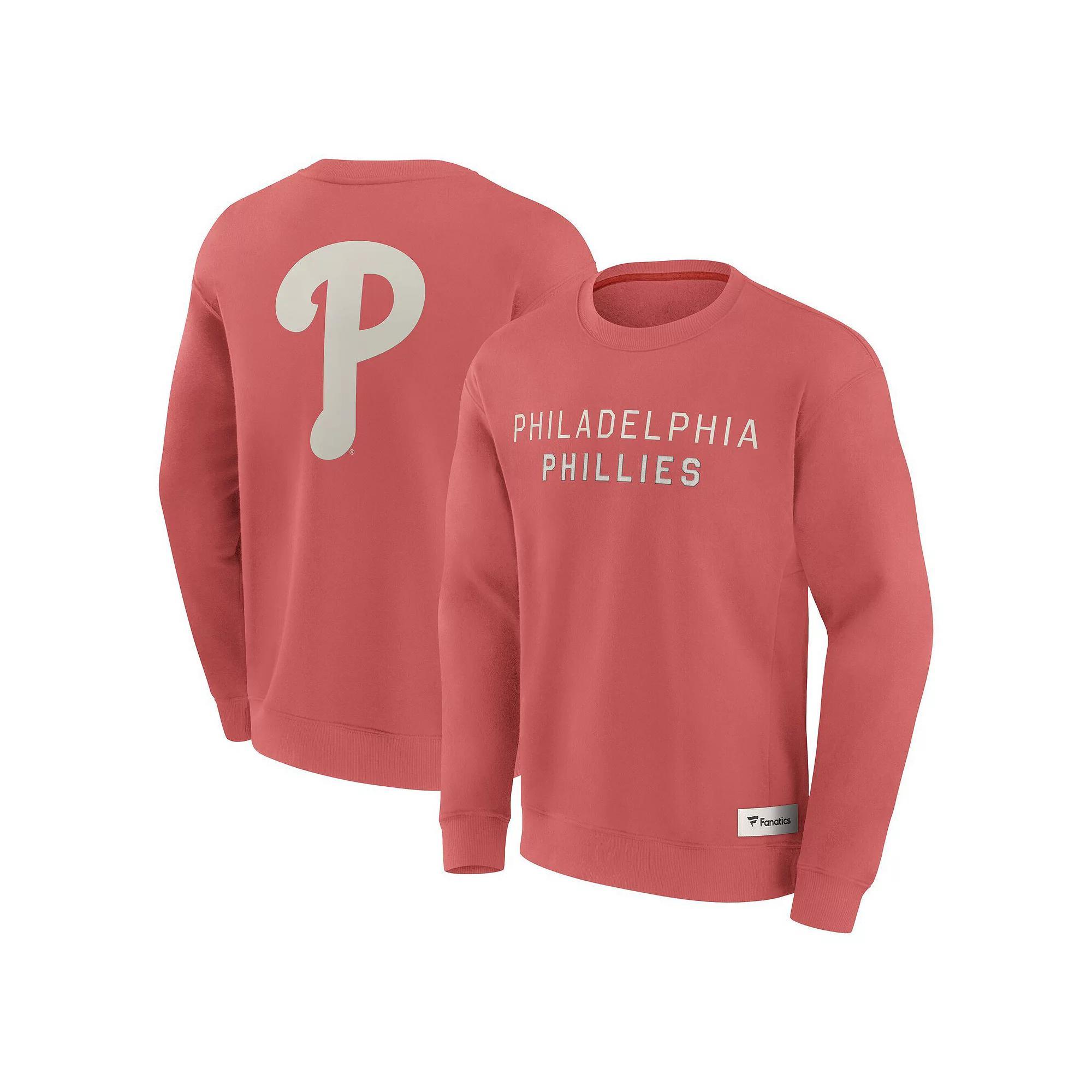 Men's Fanatics Red Philadelphia Phillies Elements Future Ground Lettering Pullover Sweatshirt, Size: 2XL Product Image