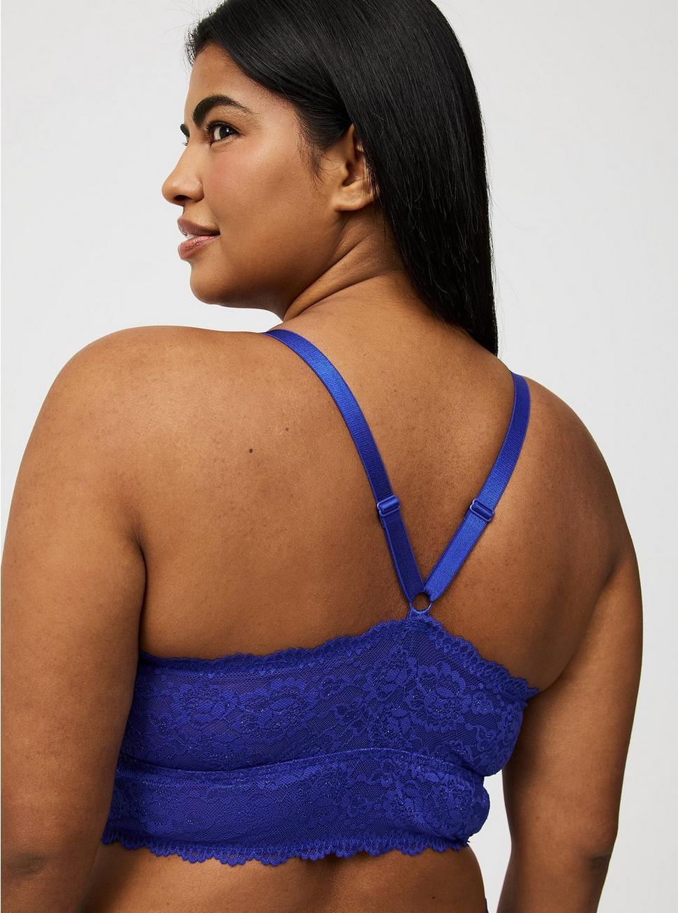 Lightly Lined Simply Lace XO Front Bralette Product Image