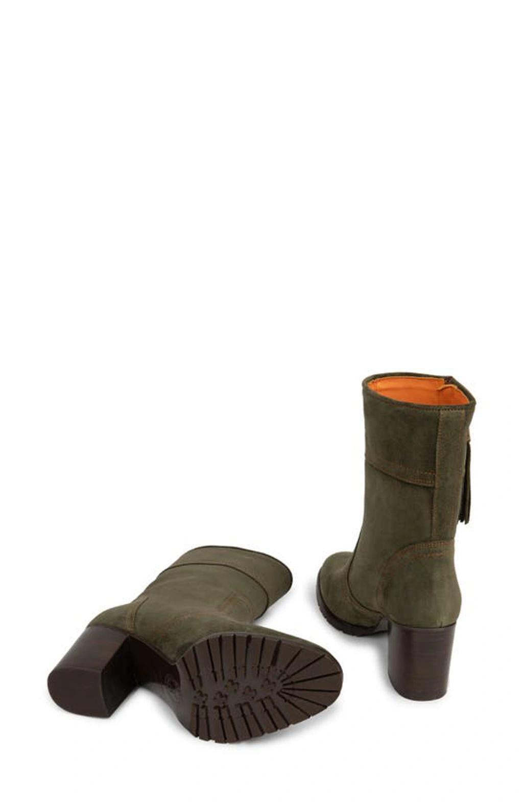 PENELOPE CHILVERS Fina Tassel Bootie In Forest Green Product Image