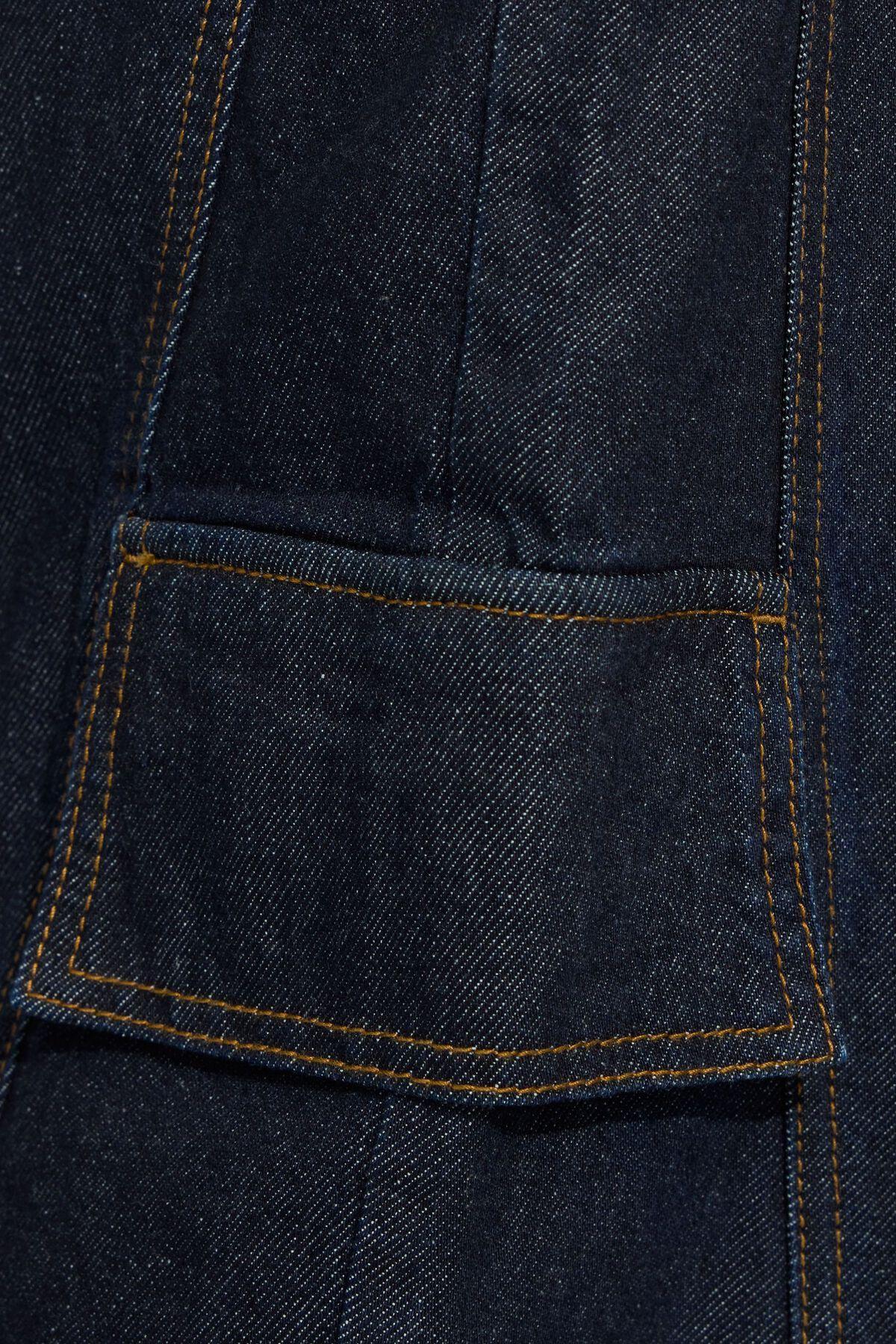 Low Rise Baggy Cargo Jeans Product Image