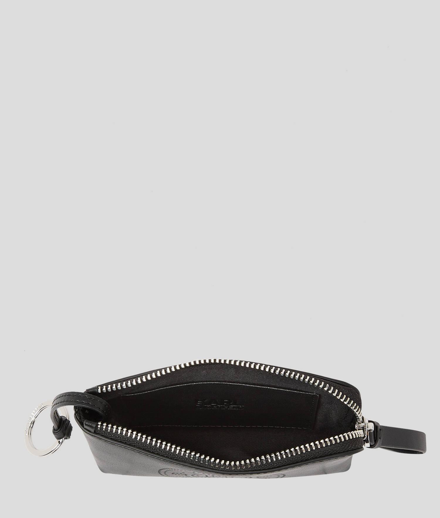 K/CIRCLE PERFORATED KEYCHAIN POUCH Product Image
