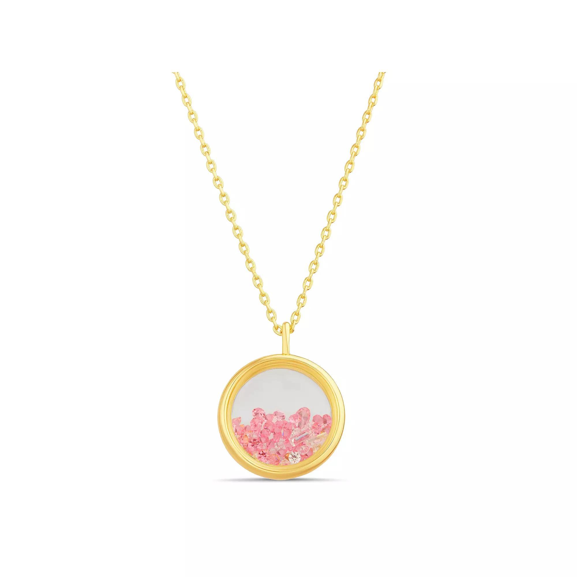 Paige Harper Color Therapy Gold Tone Cubic Zirconia Shaker Necklace, Womens, Size: 16+3 Product Image