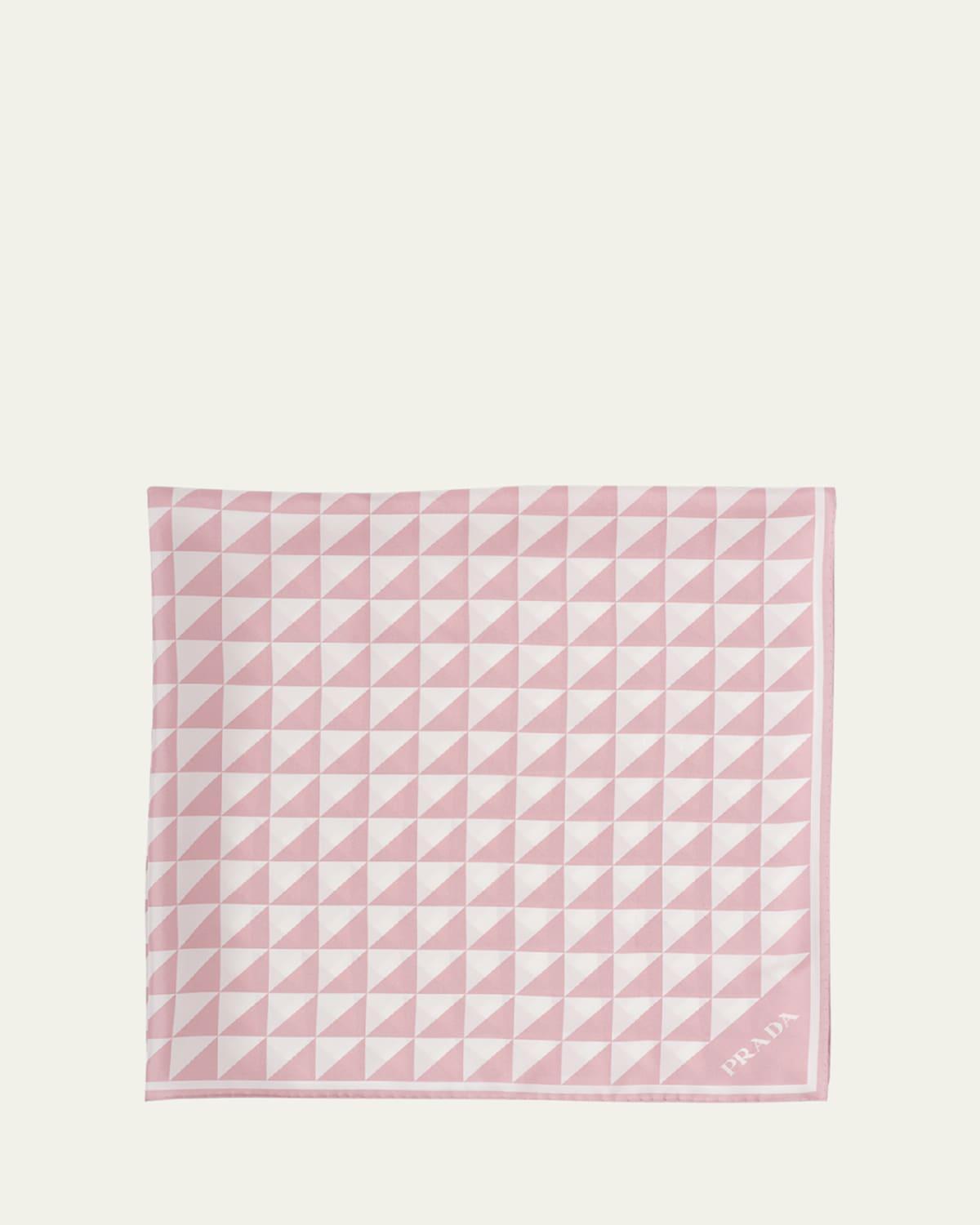 Womens Printed Silk Twill 90CM Square Scarf Product Image