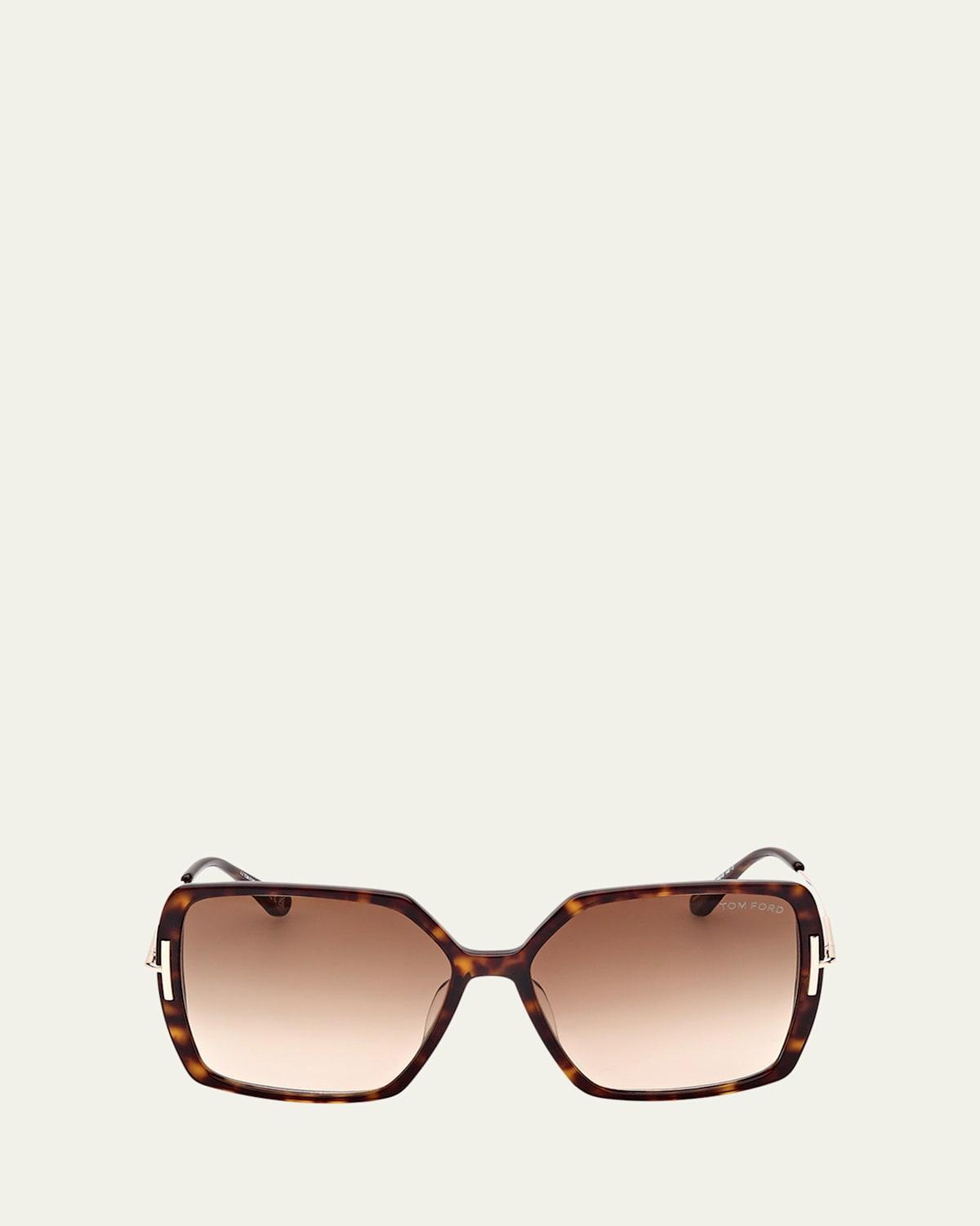 Womens Joanna 59MM Rectangular Sunglasses Product Image
