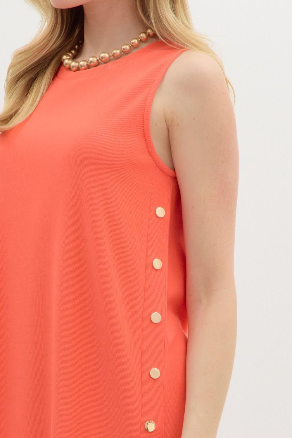 Coral Crush Midi Dress Product Image