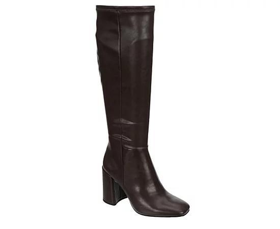 madden girl Winslow Women's Knee-High Boots, Size: 9.5, Dark Brown Product Image