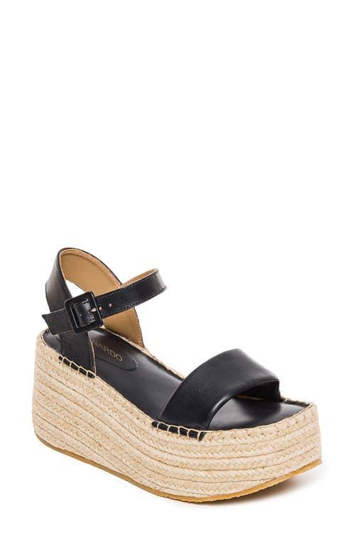 Womens Mallorca Leather Platform Espadrille Product Image