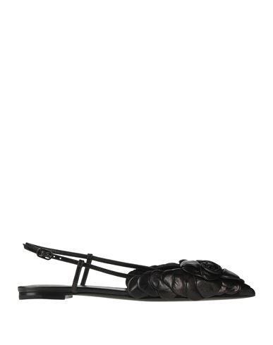 VALENTINO GARAVANI Woman Ballet Flats Black Size 8 Soft Leather Product Image