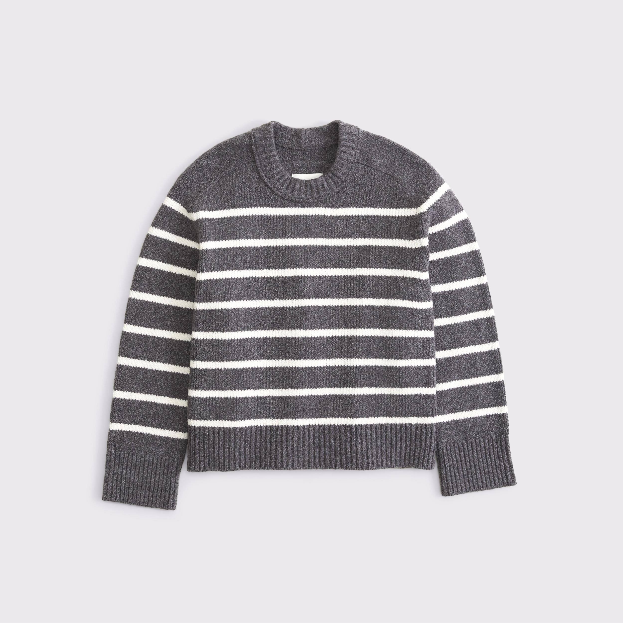 The A&F Madeline Textural Crew Sweater Product Image