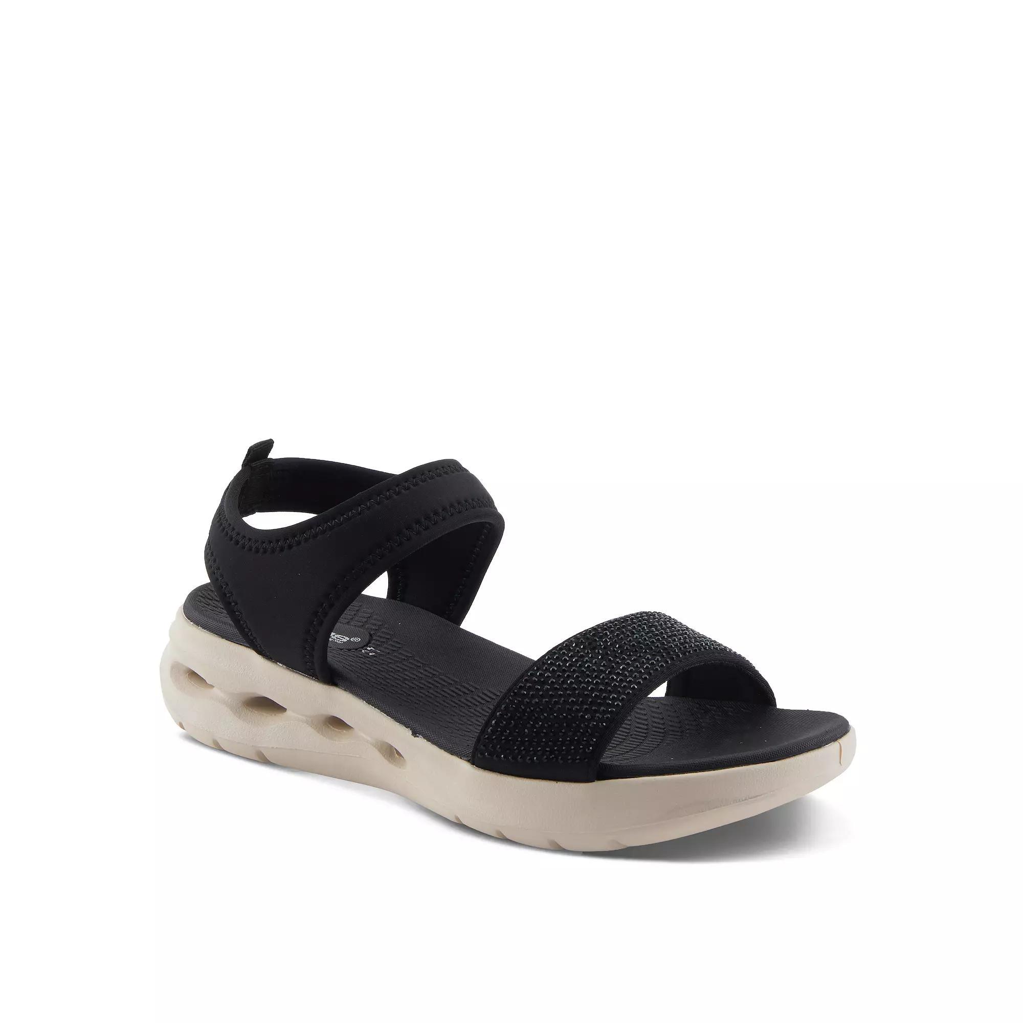 Flexus by Spring Step Gallegos Women's Ankle Strap Sandals, Size: 37, Black Product Image
