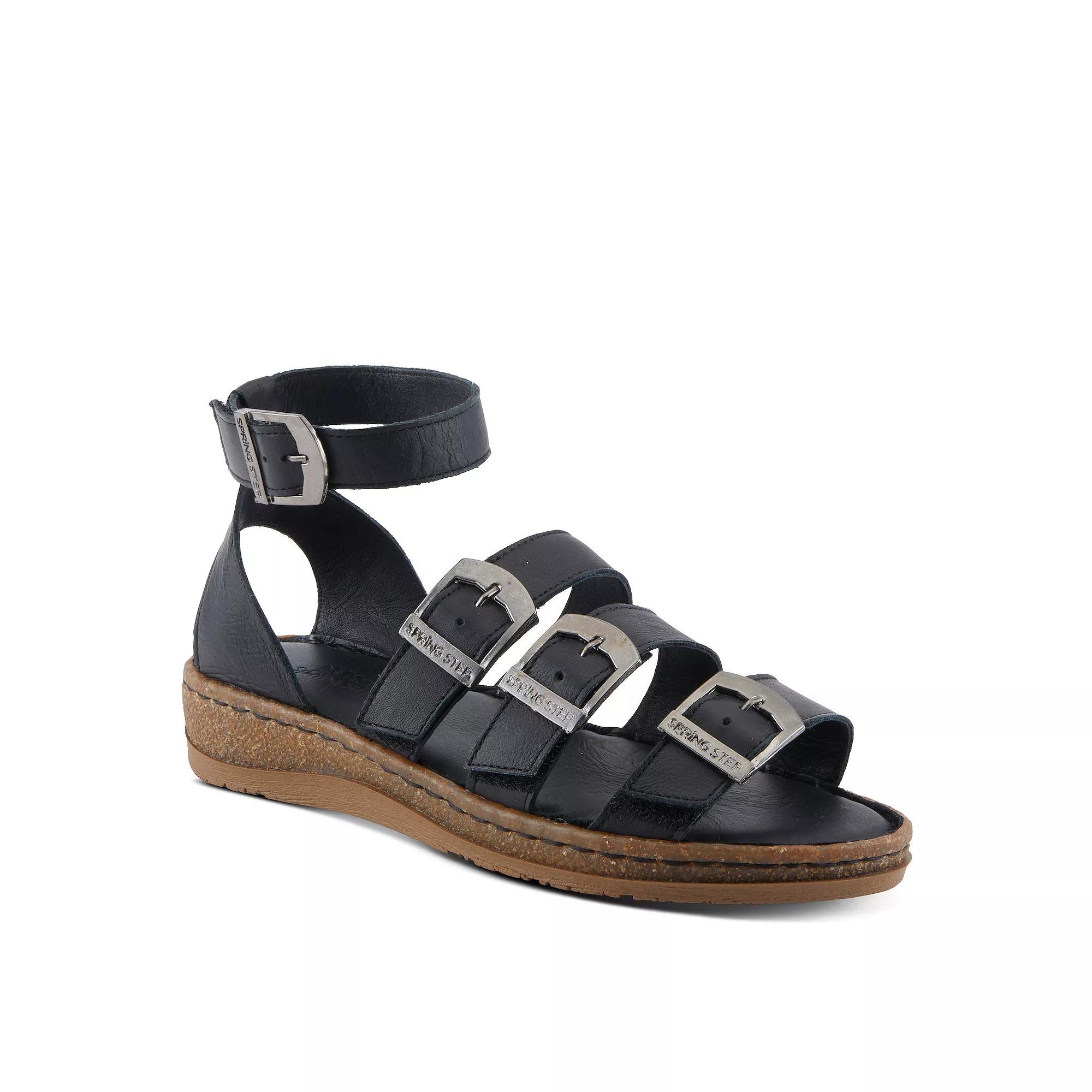 Spring Step Alexcia Women's Strappy Sandals, Size: 39, Black Product Image