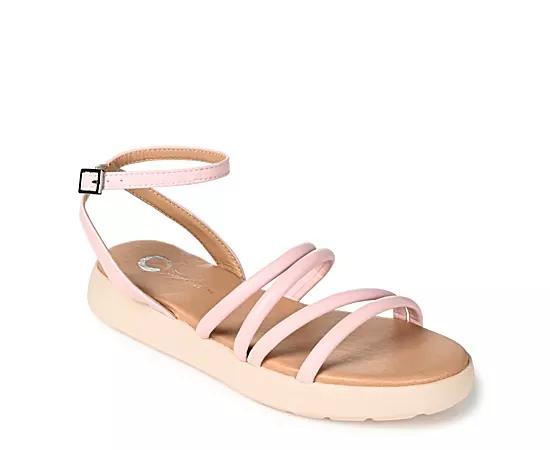 Journee Palomma Tru Comfort Foam™ Women's Strappy Sandals, Size: 7.5, Purple Product Image