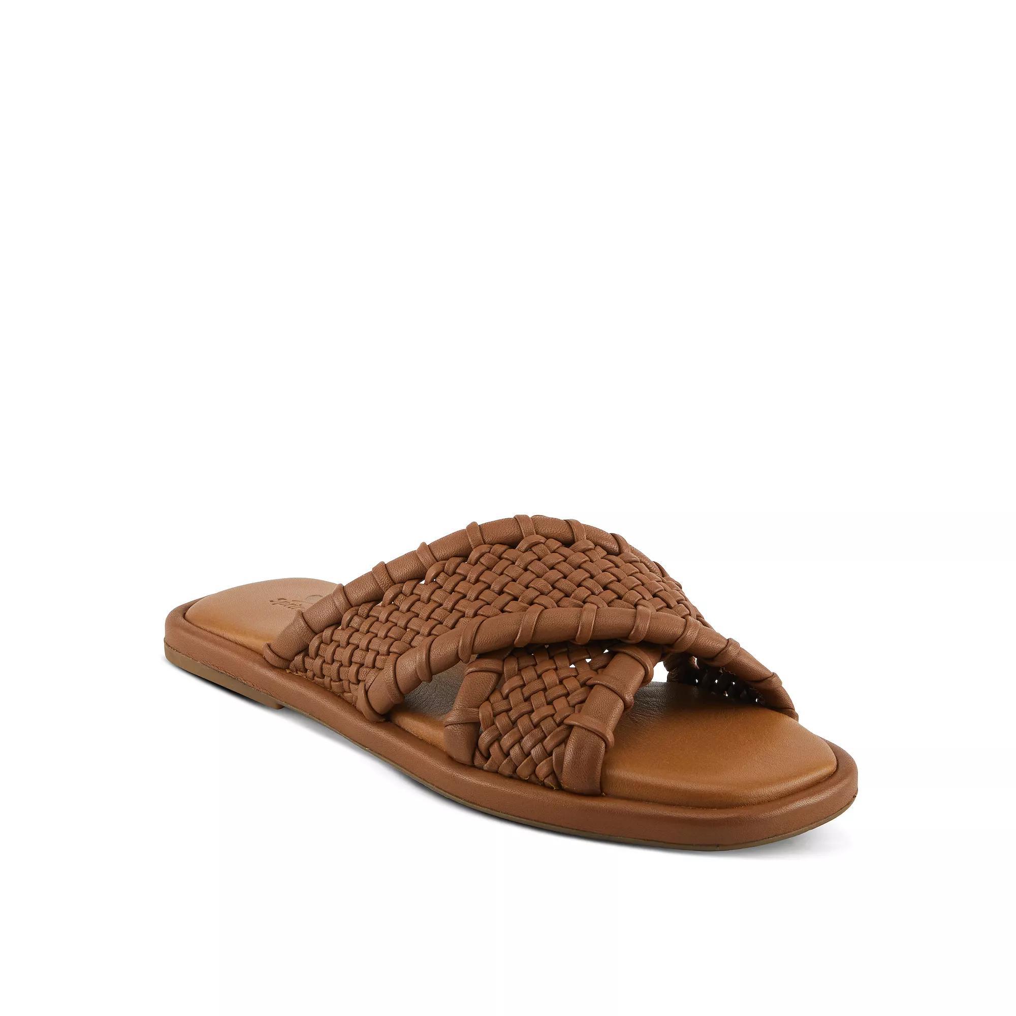 Spring Step Montauk Women's Slide Sandals, Size: 41, Brown Product Image