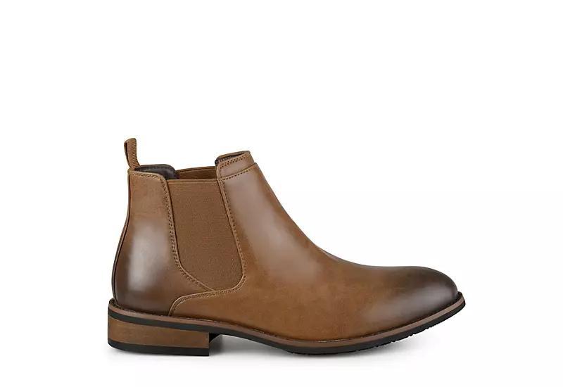 VANCE Landon Mens Chelsea Boots Brown Product Image