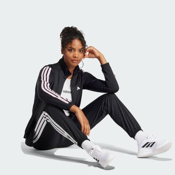 Women's adidas Tricot 3-Stripes Track Pants, Size: Small, Blue White Product Image