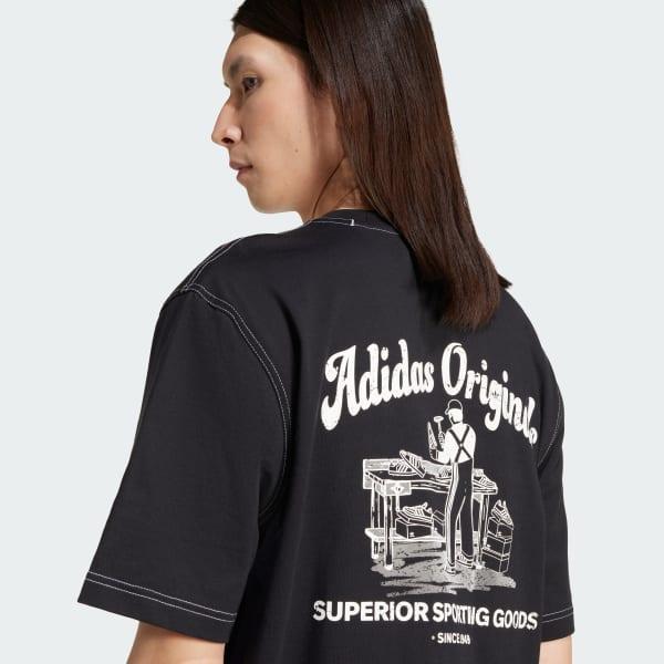 adidas Wabash Tee Black L Mens Product Image