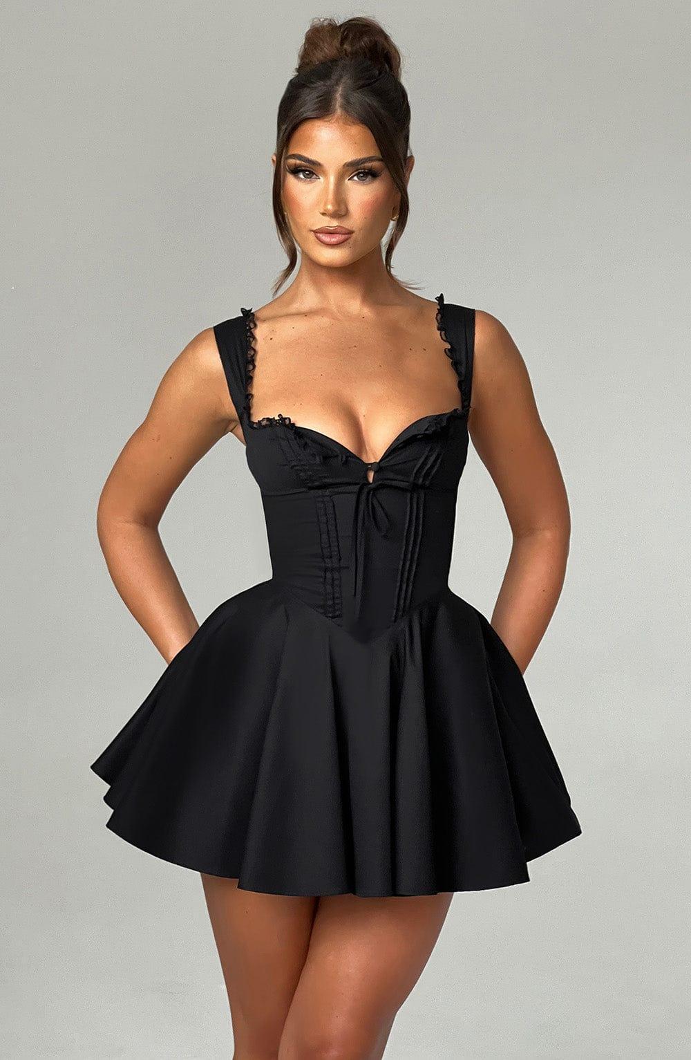 Antonella Mini Dress - Black Product Image