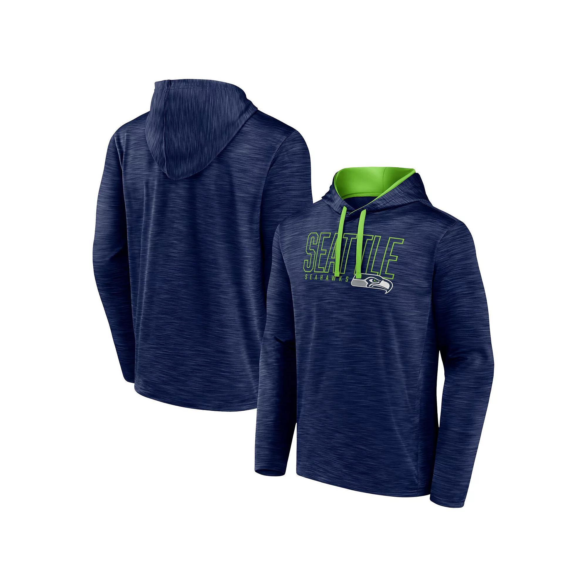 Men's Fanatics Branded Heather Black Las Vegas Raiders Hook and Ladder Pullover Hoodie, Size: Small, Lvr Charco Product Image