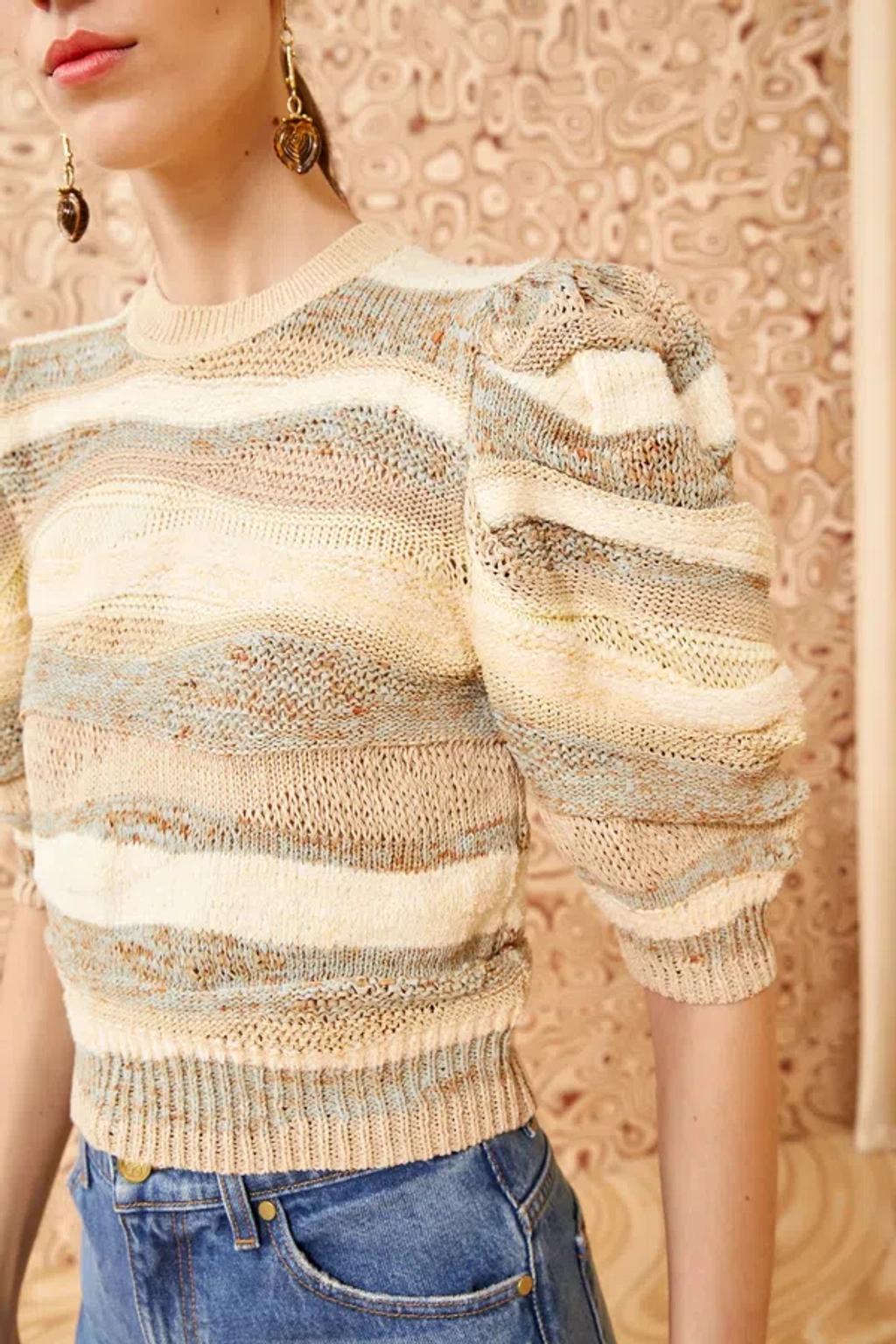 ULLA JOHNSON Odie Top In Haze Product Image