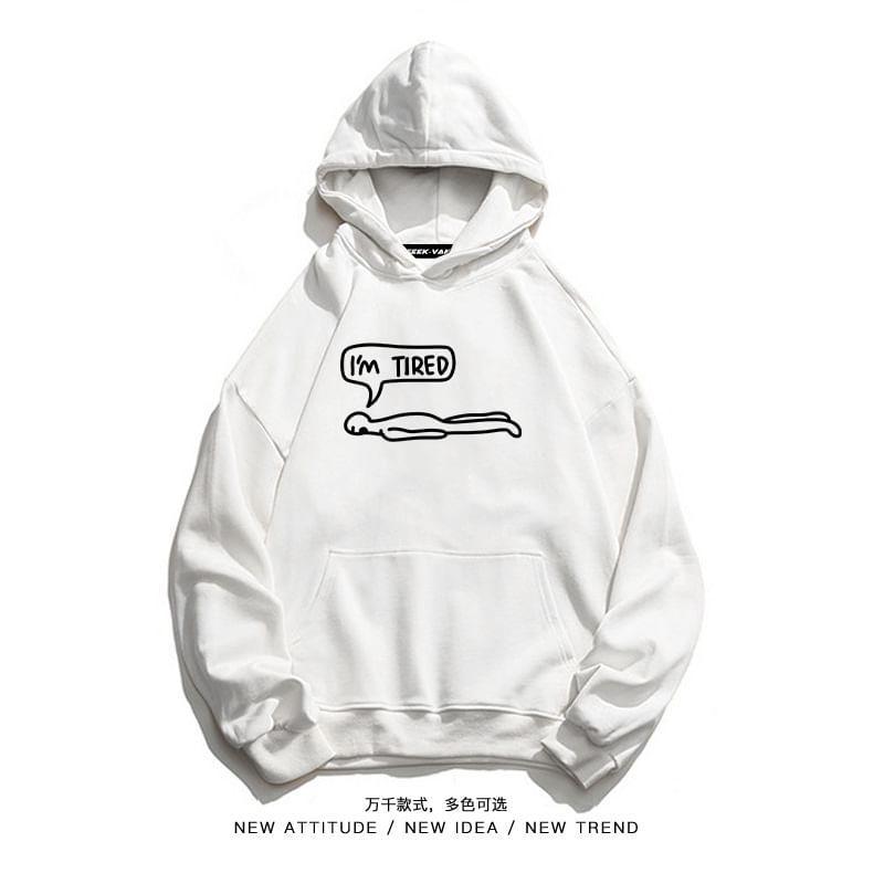 Cartoon Print Hoodie Product Image