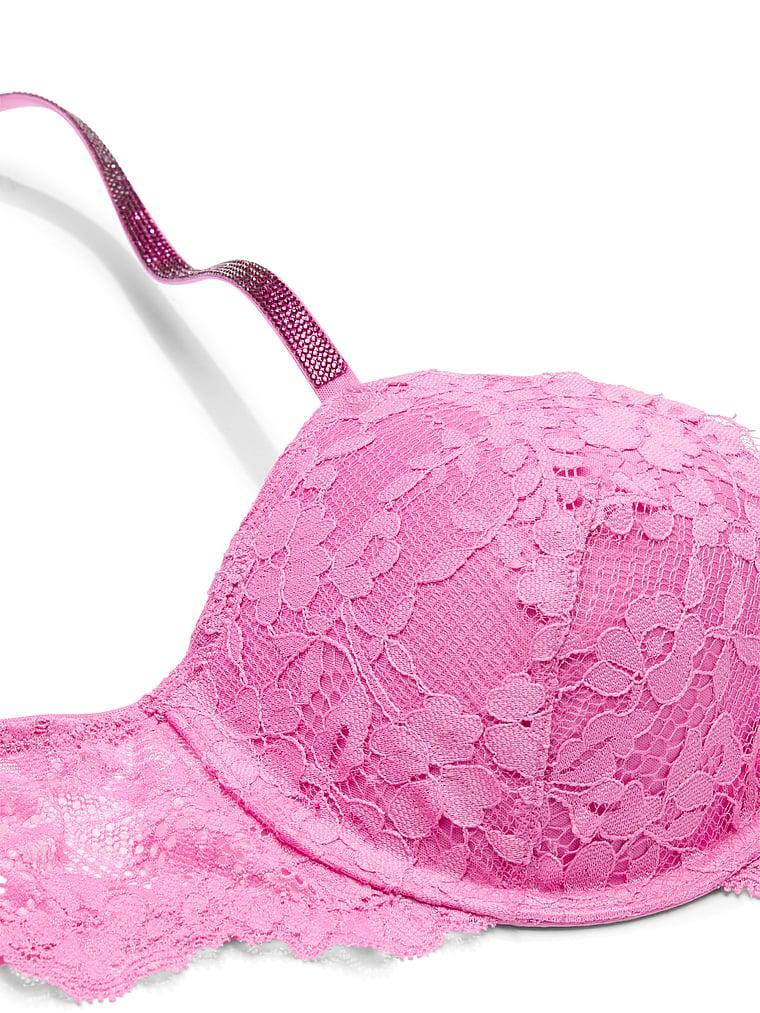 Twinkle Strap Lace Push-Up Bra Product Image
