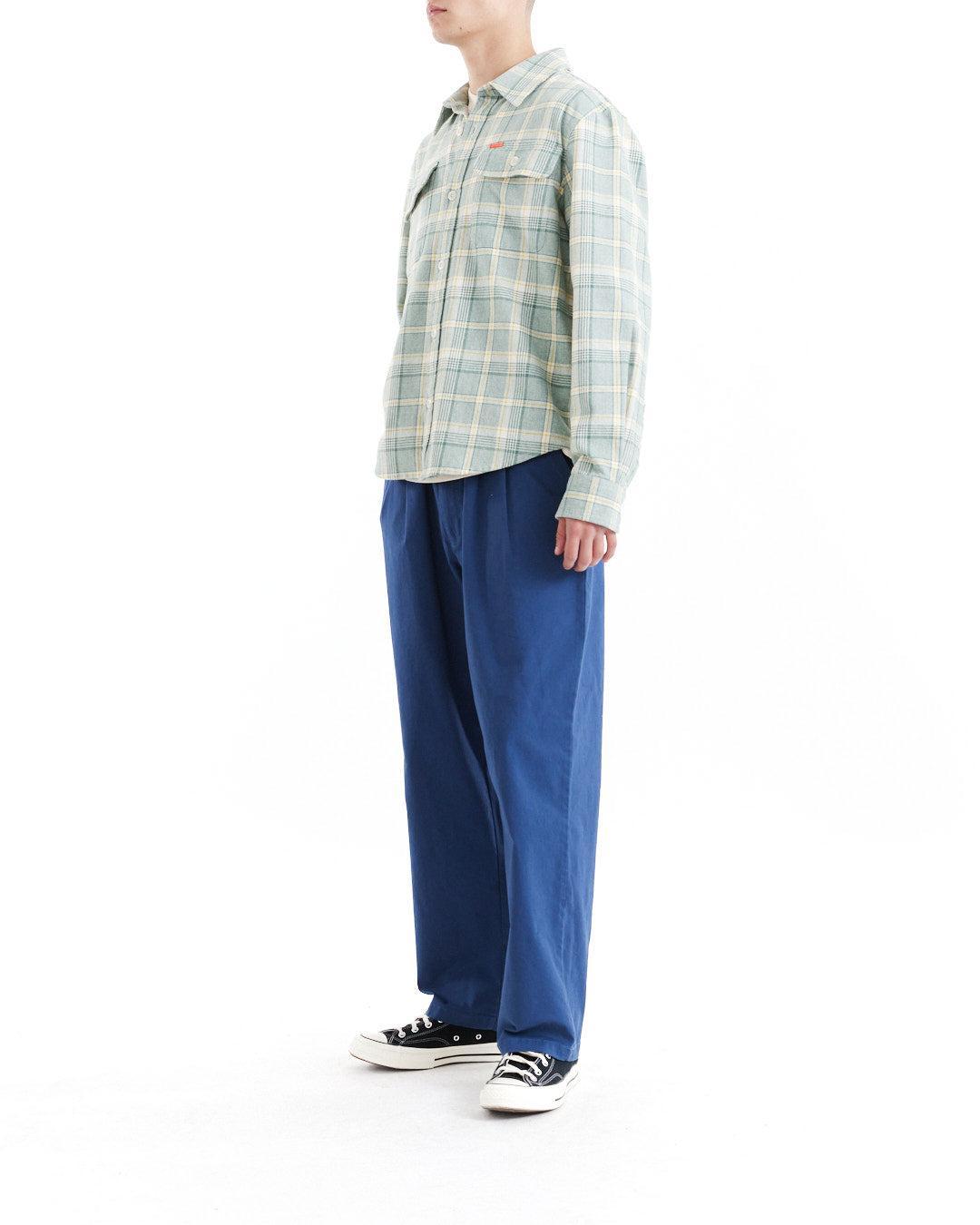 Vacay Check Shirt - Tendril Green Product Image
