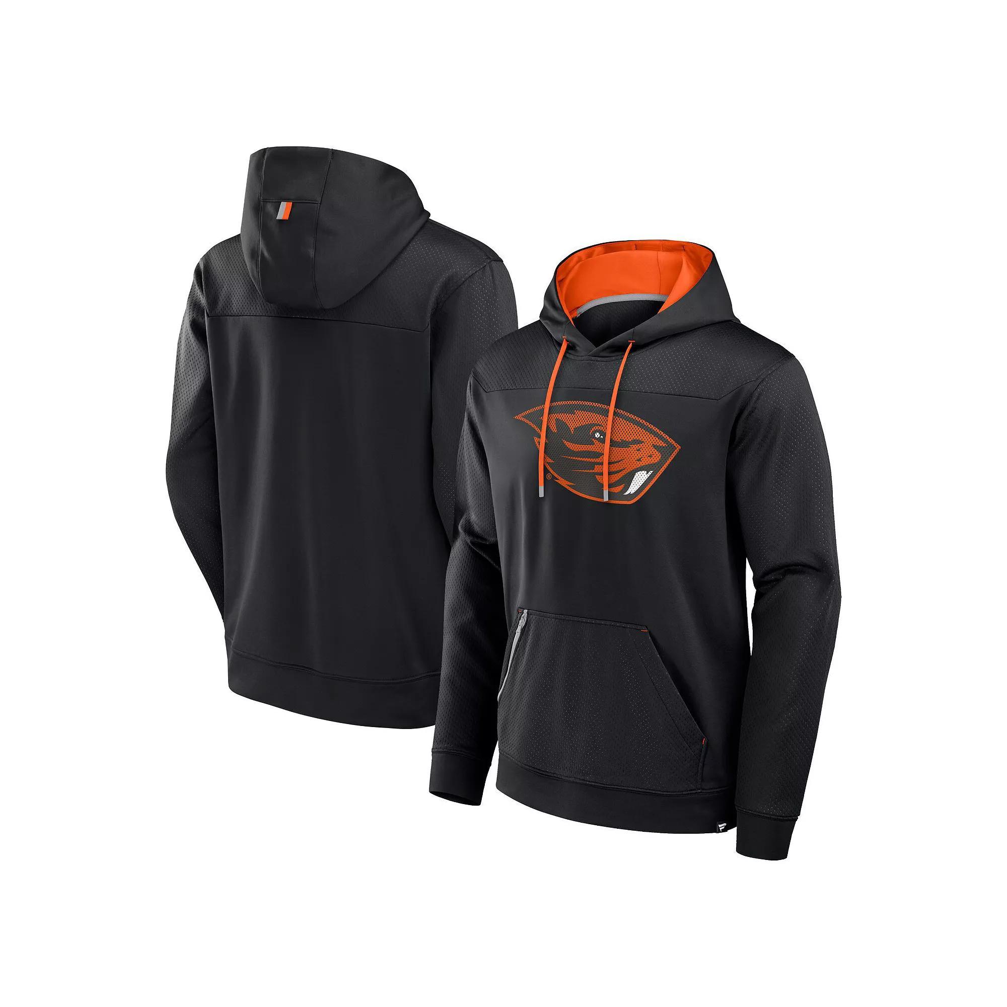 Men's Fanatics  Black Florida Gators Defender Dot Faded Primary Pullover Hoodie, Size: Medium Product Image