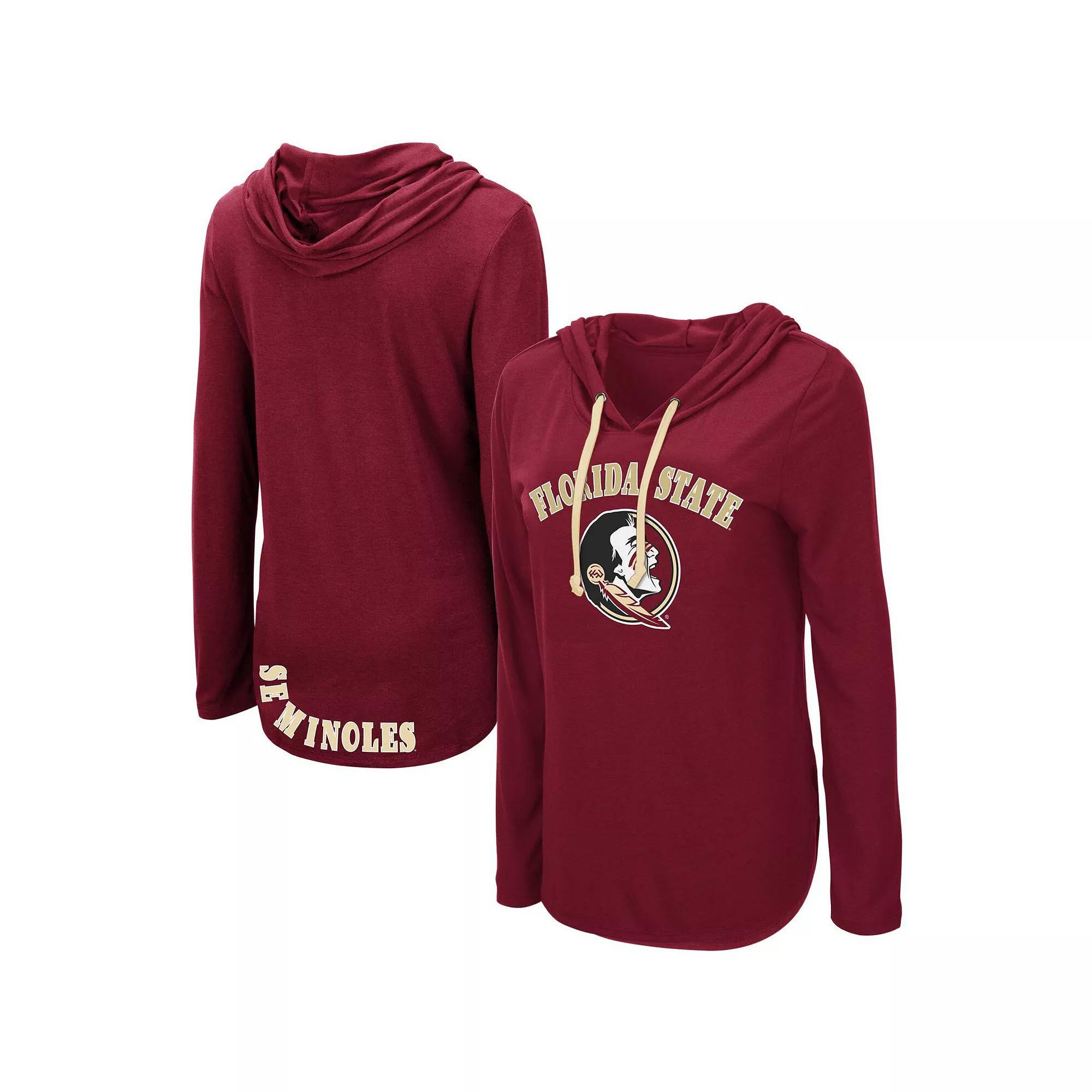 Women's Colosseum Garnet Florida State Seminoles My Lover Long Sleeve Hoodie T-Shirt, Size: XL, Red Product Image
