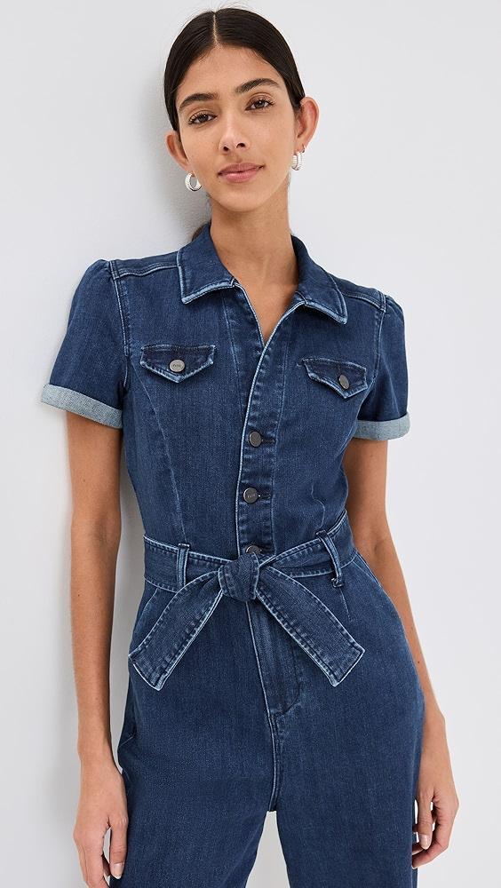PAIGE Anessa Short Sleeve Jumpsuit | Shopbop Product Image