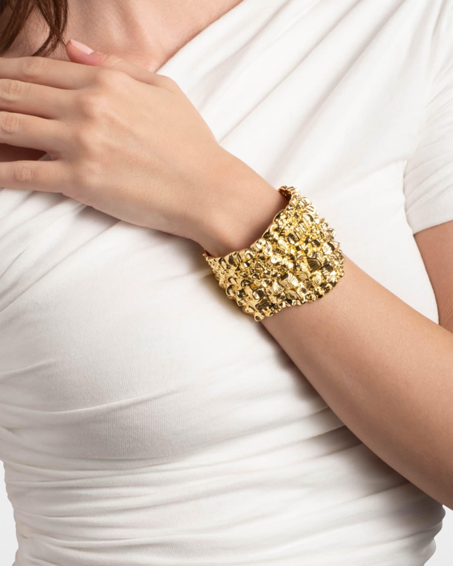 Brut Croco Cuff Bracelet Product Image