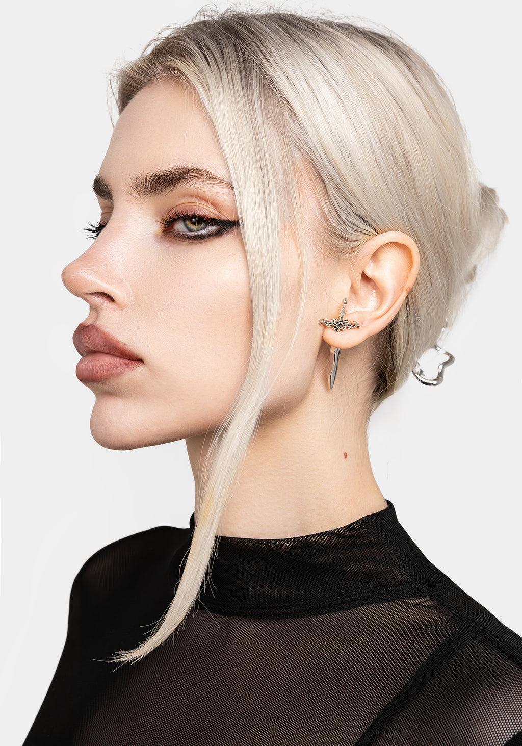 Harpe Dagger Earrings Product Image