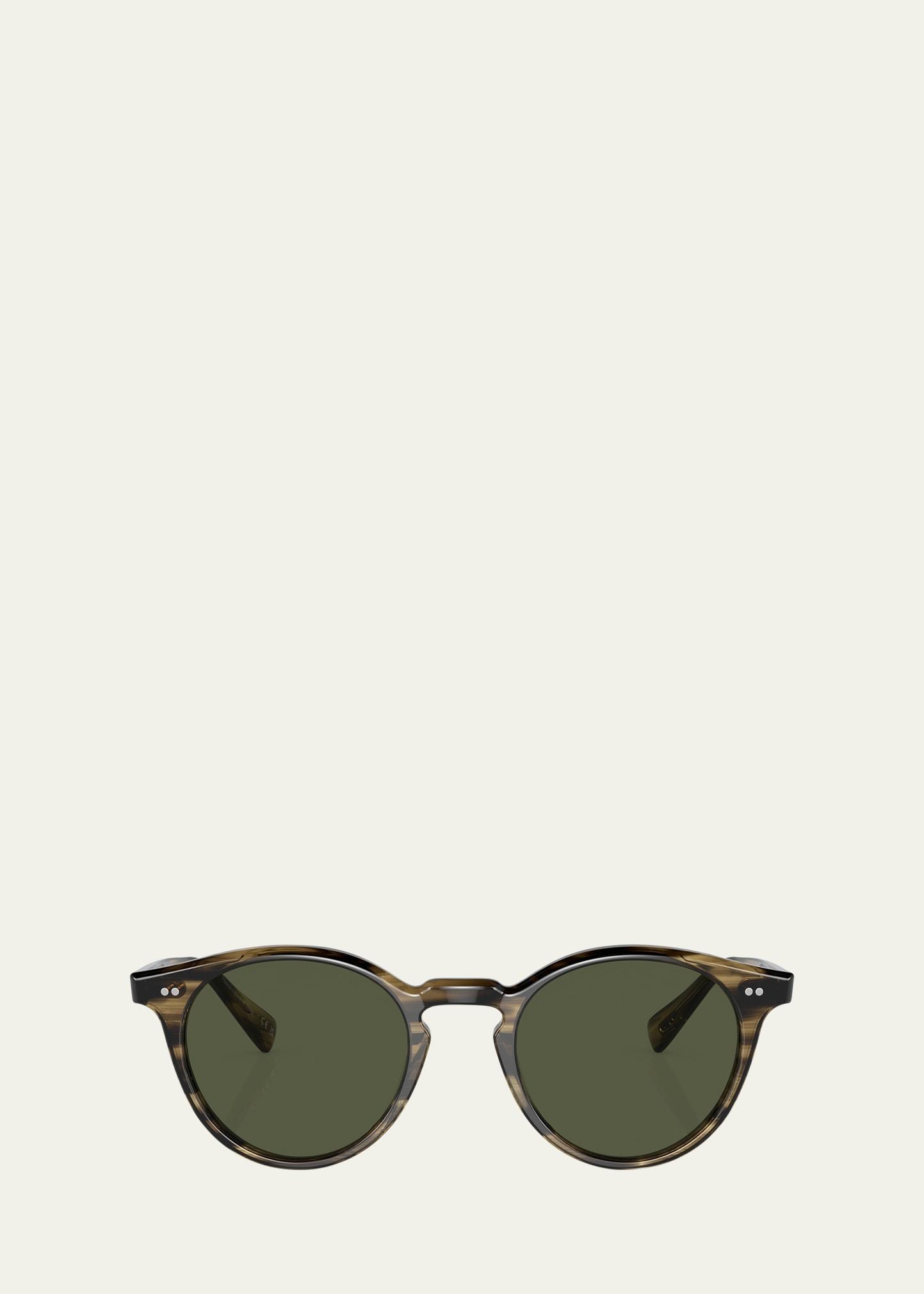 Mens Romare Sun Acetate Round Sunglasses Product Image