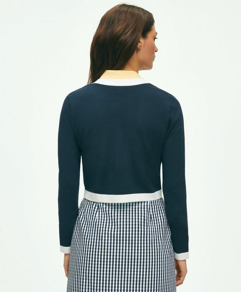Lady Cardigan With Contrast Tipping Product Image