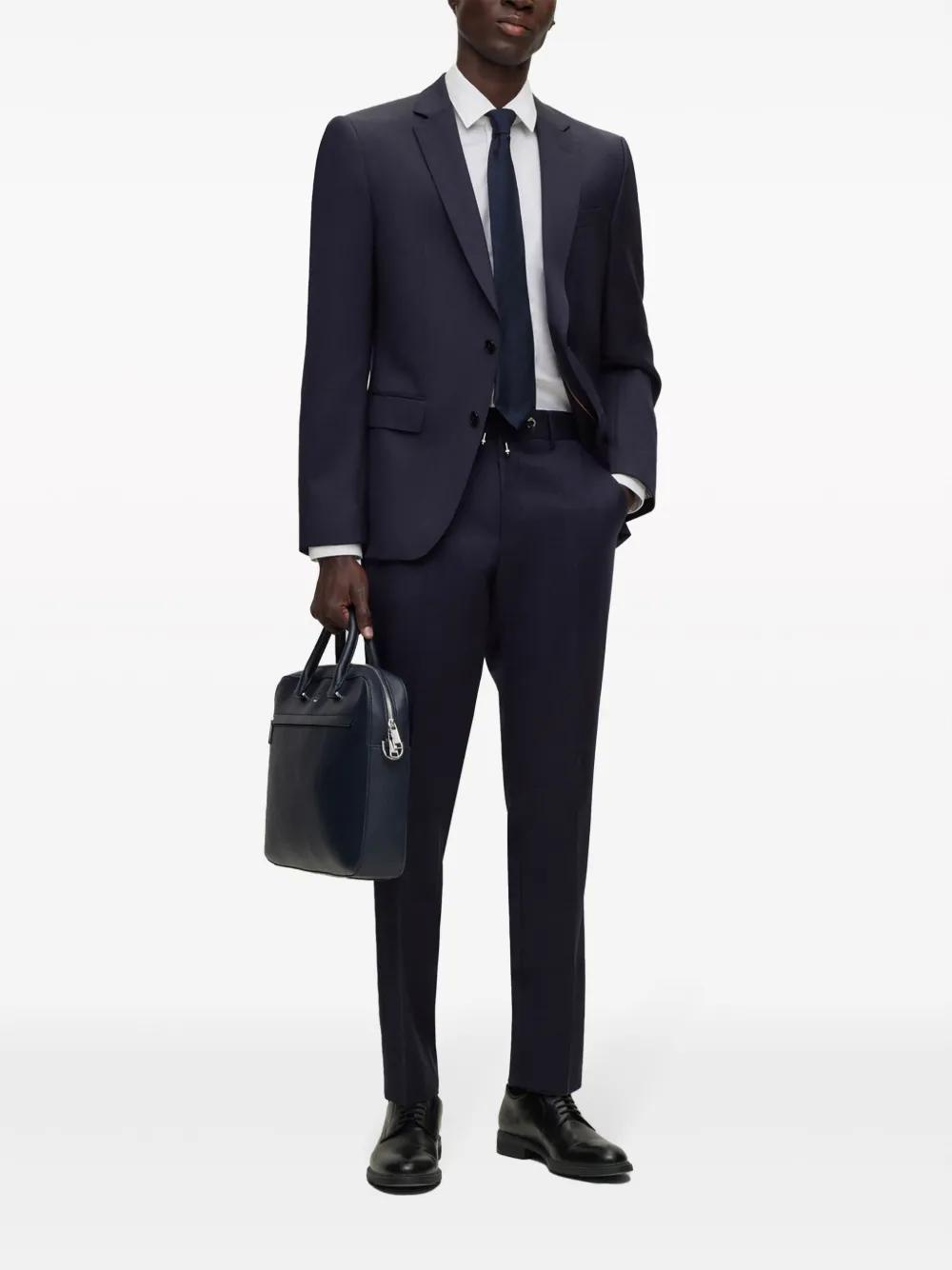H-Genius-DS-B1 slim-cut trousers Product Image