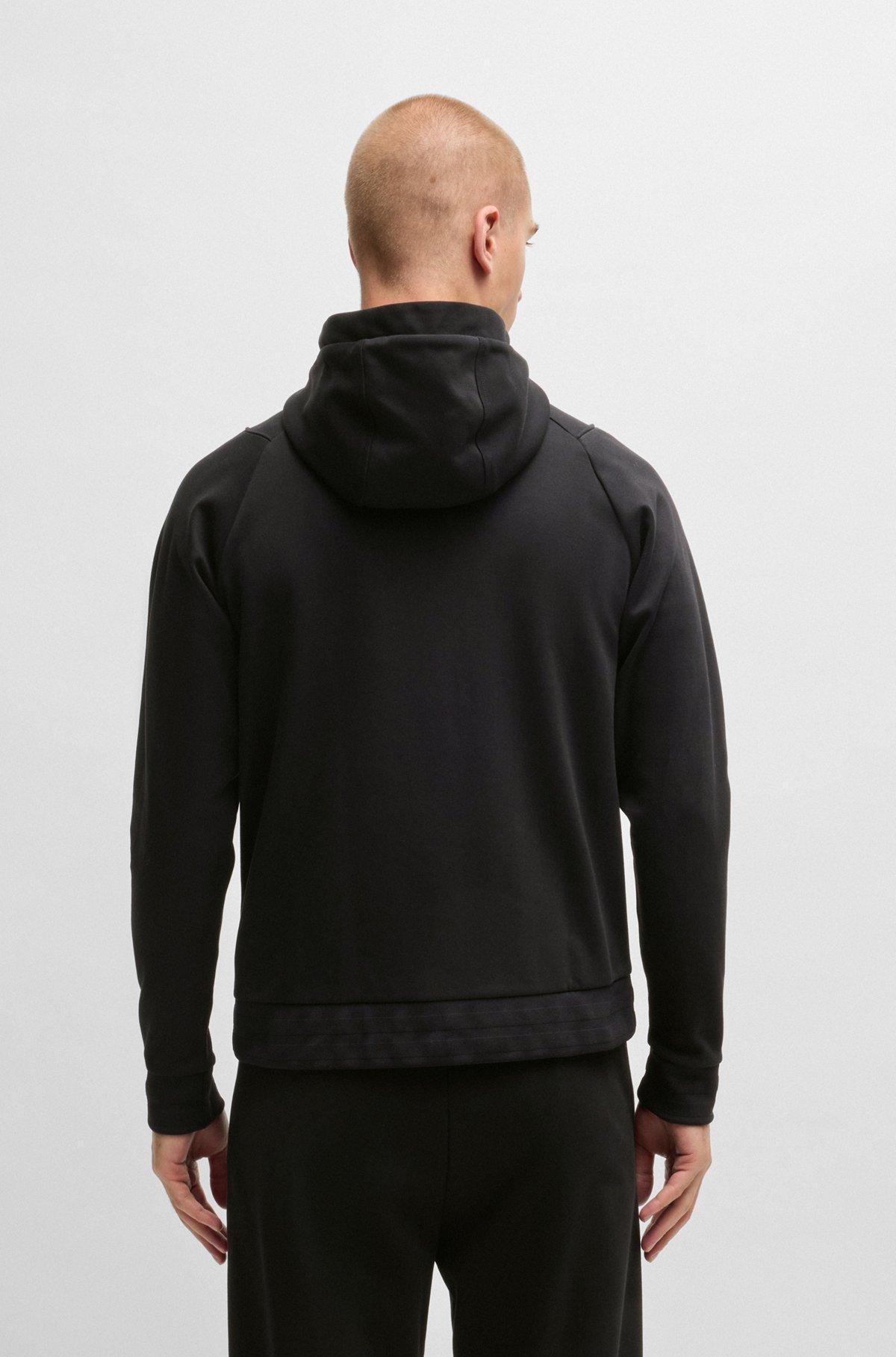 Zip-up hoodie with Double B monogram Product Image